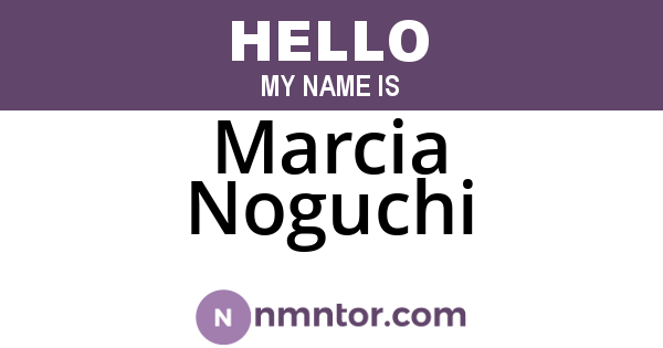 Marcia Noguchi
