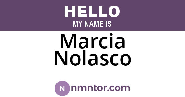Marcia Nolasco