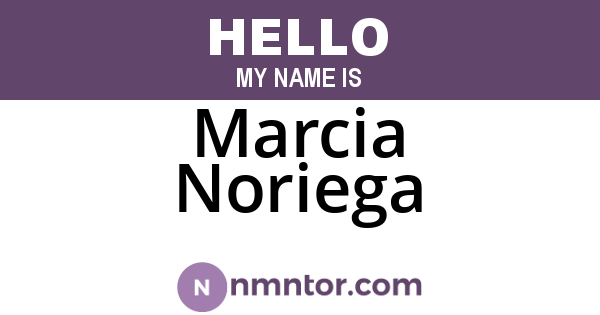 Marcia Noriega