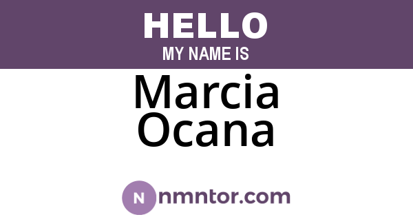 Marcia Ocana