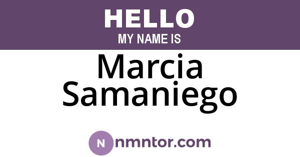 Marcia Samaniego