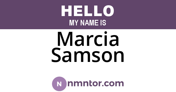 Marcia Samson
