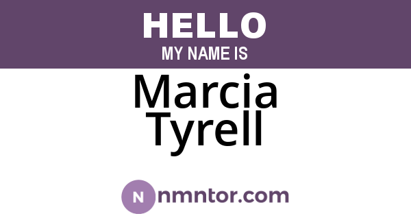 Marcia Tyrell
