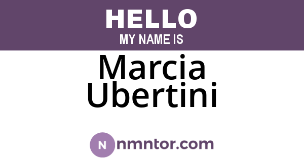 Marcia Ubertini