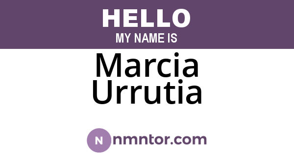 Marcia Urrutia