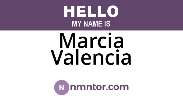 Marcia Valencia