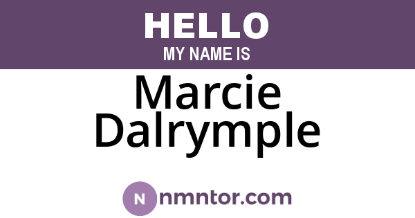 Marcie Dalrymple