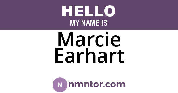 Marcie Earhart