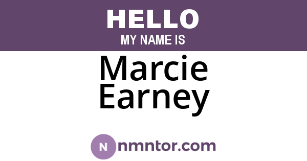 Marcie Earney