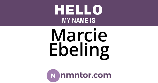 Marcie Ebeling