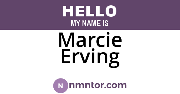 Marcie Erving