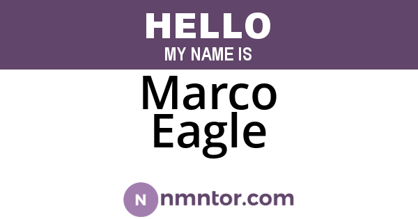 Marco Eagle