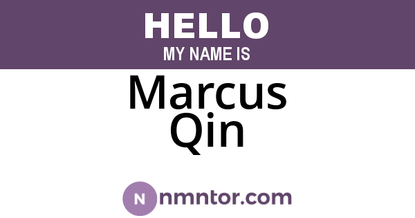 Marcus Qin