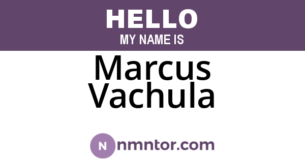 Marcus Vachula