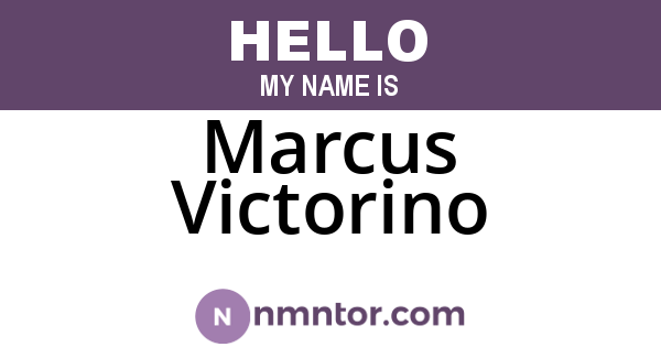 Marcus Victorino