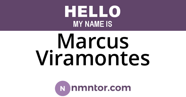 Marcus Viramontes