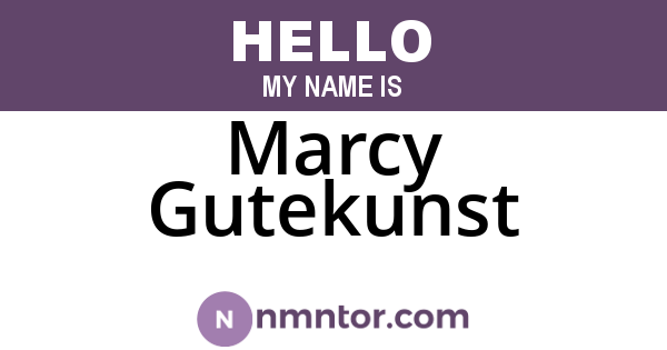 Marcy Gutekunst