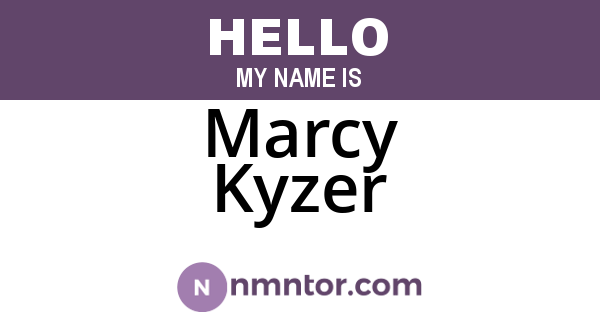 Marcy Kyzer