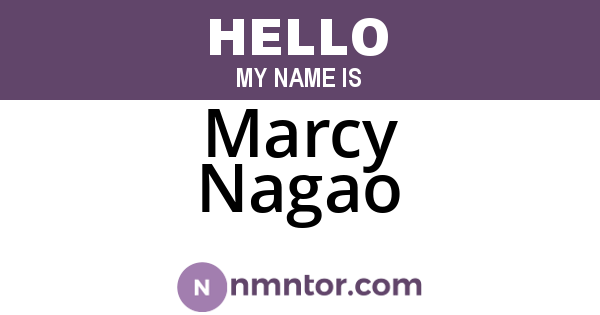 Marcy Nagao