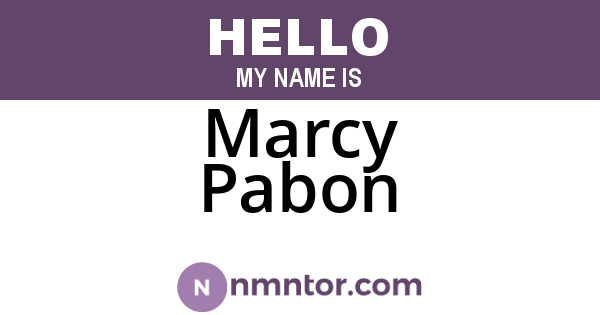 Marcy Pabon