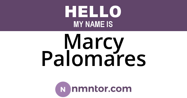 Marcy Palomares