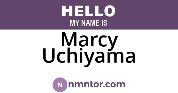 Marcy Uchiyama