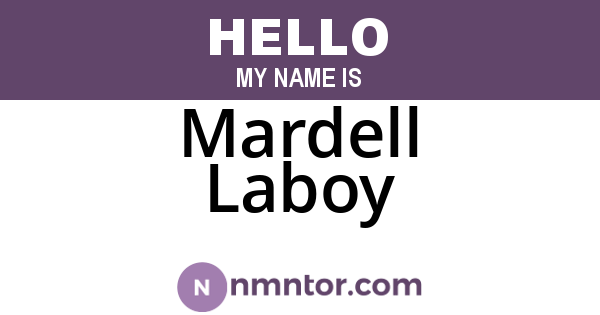 Mardell Laboy