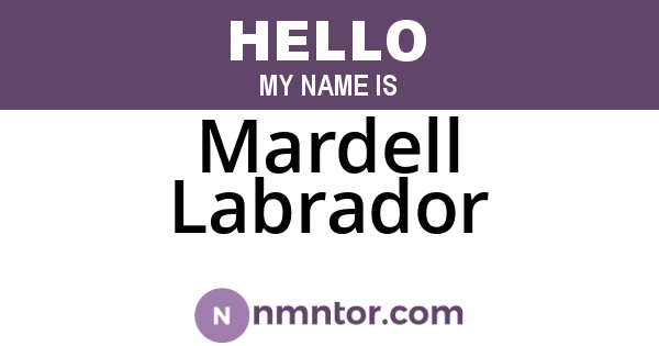 Mardell Labrador