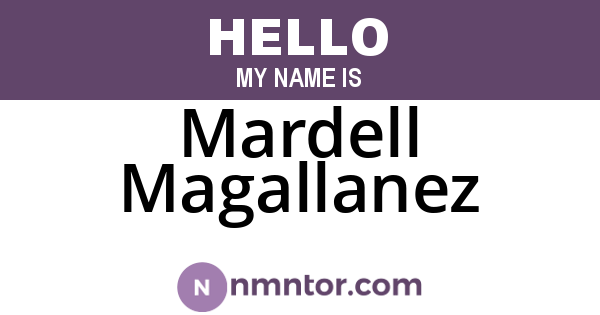 Mardell Magallanez