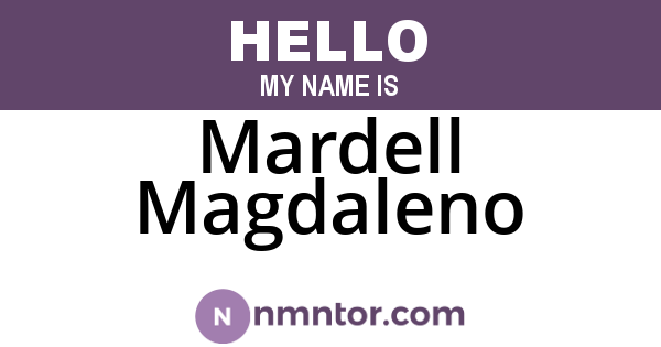 Mardell Magdaleno