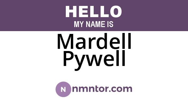 Mardell Pywell