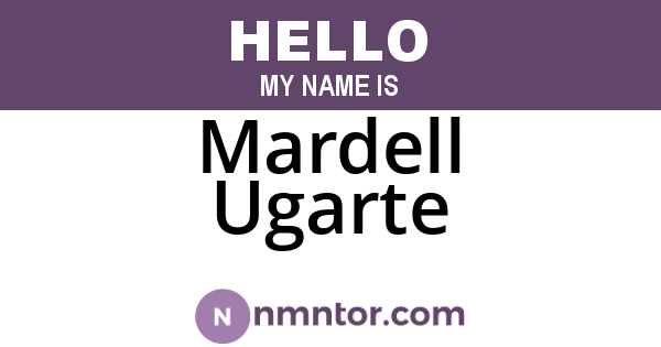 Mardell Ugarte
