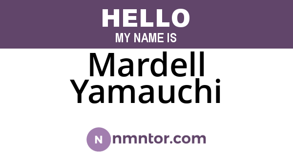 Mardell Yamauchi