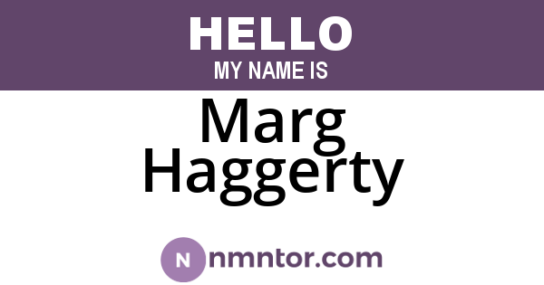 Marg Haggerty