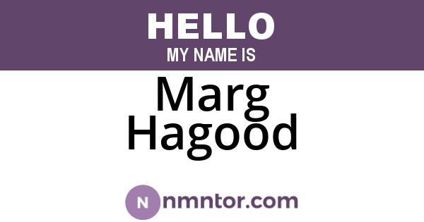 Marg Hagood