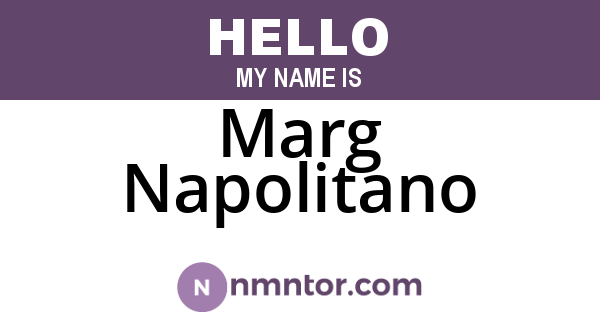 Marg Napolitano