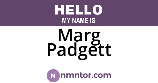 Marg Padgett
