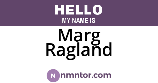 Marg Ragland