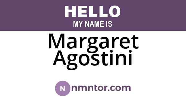 Margaret Agostini