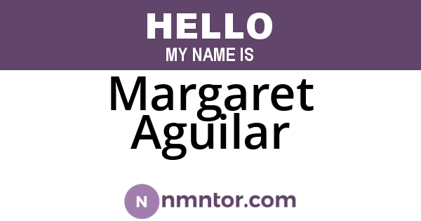 Margaret Aguilar