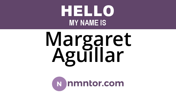 Margaret Aguillar