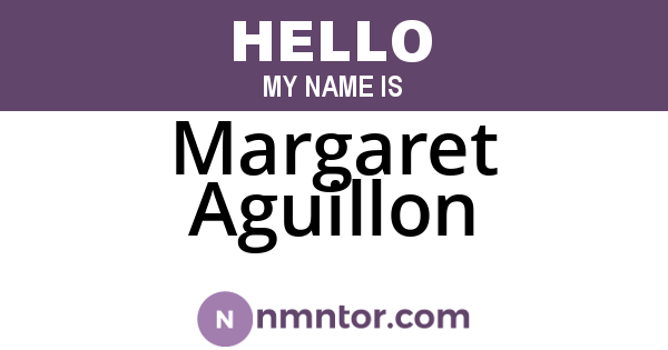 Margaret Aguillon
