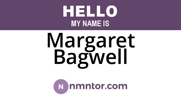 Margaret Bagwell