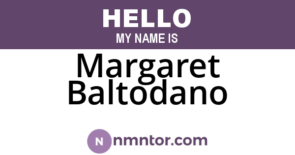 Margaret Baltodano