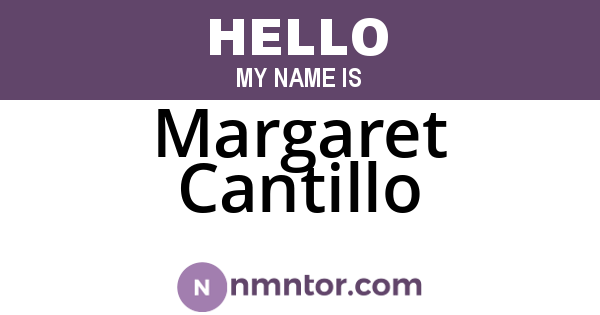 Margaret Cantillo