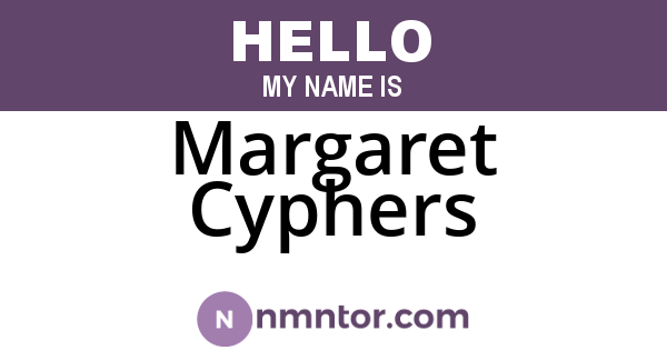 Margaret Cyphers