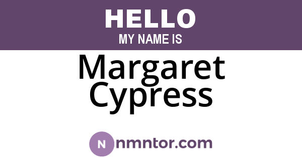 Margaret Cypress