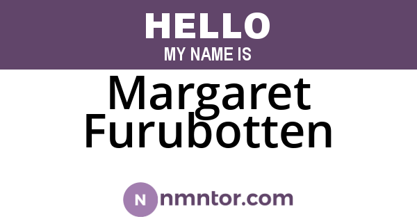 Margaret Furubotten