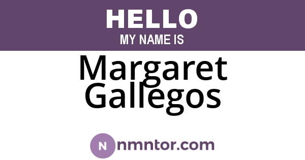 Margaret Gallegos