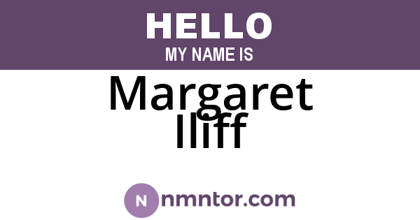 Margaret Iliff